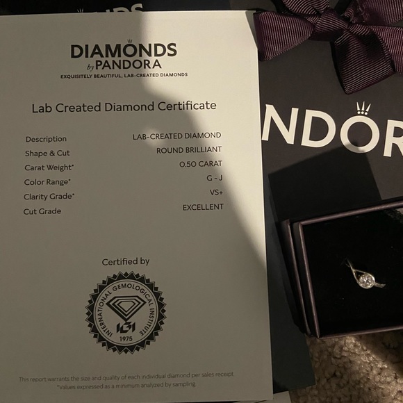 Pandora diamond ring - Picture 3 of 9